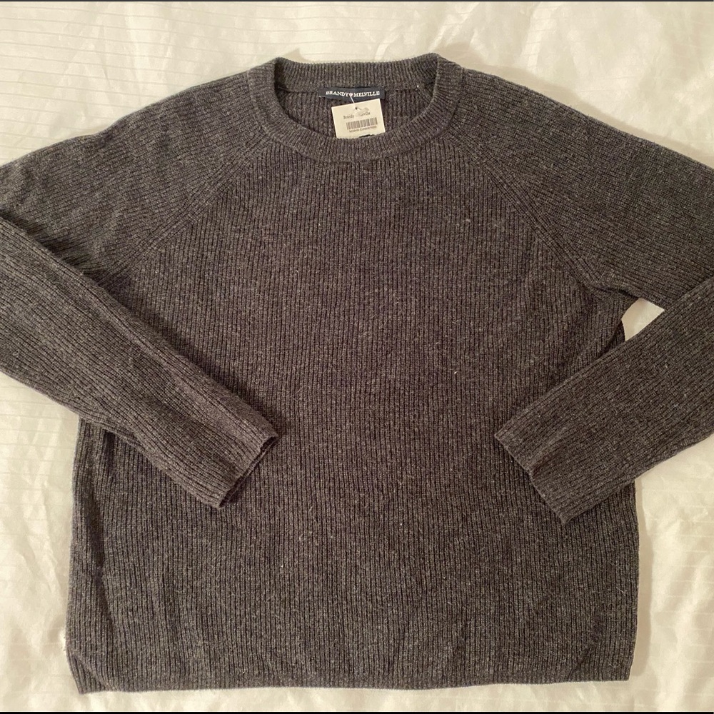 Brandy Melville Grey Knit Sweater